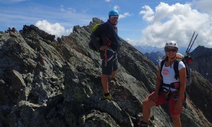 Hochtour Großer Hexenkopf - beim Westgipfel