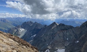 Hochtour Großer Hexenkopf - Gipfelsieg, Blick zum Säulkopf, Ochsenbug,...