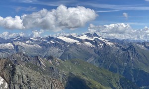 Hochtour Großer Hexenkopf - Blick zur Glocknergruppe