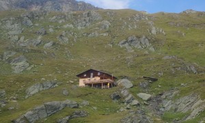 Hochtour Großer Hexenkopf - Rückblick Eisseehütte