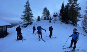 Skitour Eisenreich - beim Obstanserboden mit Prinz-Heinrich-Kapelle