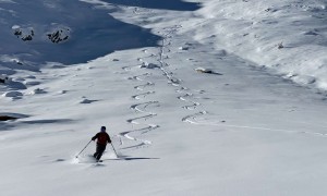 Skitour Eisenreich - Abfahrt Nordostflanke