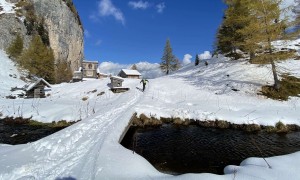 Skitour Eisenreich - Abfahrt, beim Obstanserboden