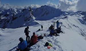 Skitour Eisenreich (Vorgipfel) über Obstans - Tourbild