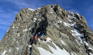 Hochtour Großglockner - im Stüdlgrat, kurz vor dem Klapfl