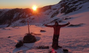 Hochtour Großglockner - Sonnenuntergang Ködnitzkees