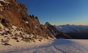 Hochtour Großglockner - Abstieg Mürztalersteig entlang der Blauen Köpfe