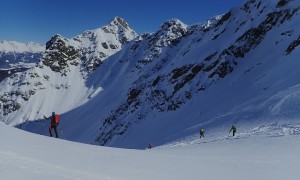 Skitour Eisenreich - steile Abfahrt