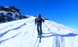 Skitour Rauchegg - Aufstieg ab Kropfkarscharte