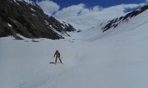 Skitour Hochgrabe - Abfahrt Arntal