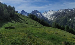 Aufstieg, kurz vor der Lesach Riegelhütte