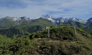 Aufstieg, Panoramablick Glockner