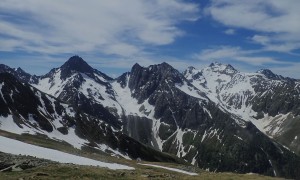 Blick zum Glödis, Ralfkopf, Ganot und Hochschober