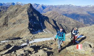 Bergtour Weiße & Rote Spitze - Aufstieg