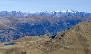 Bergtour Weiße & Rote Spitze - Gipfelsieg, Blick zum Glockner