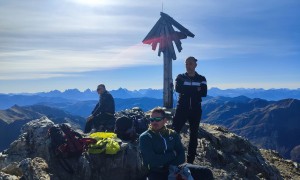 Bergtour Weiße & Rote Spitze - Gipfelsieg