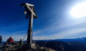 Bergtour Weiße & Rote Spitze - Gipfelsieg