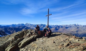 Bergtour Weiße & Rote Spitze - Gipfelsieg