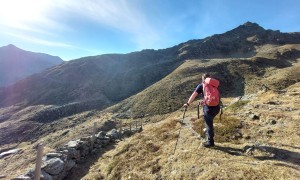 Bergtour Weiße & Rote Spitze - Abstieg