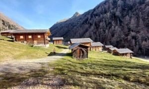 Bergtour Weiße & Rote Spitze - Rückweg, bei der Oberstalleralm