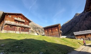 Bergtour Weiße & Rote Spitze - Rückweg, bei der Oberstalleralm