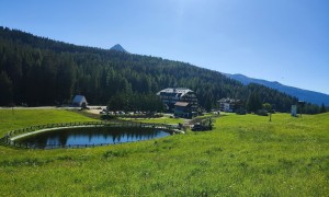 Klettersteig Arzalpenturm - Start beim Kreuzbergpass