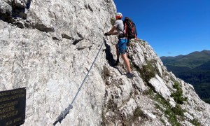 Klettersteig Arzalpenturm - Einstieg