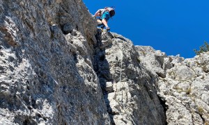 Klettersteig Arzalpenturm - im Steig