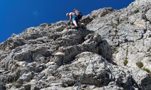 Klettersteig Arzalpenturm - im Steig