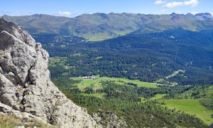 Klettersteig Arzalpenturm - Ausstieg, Ausblick Kreuzbergpass