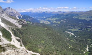 Klettersteig Arzalpenturm - Gipfelsieg, Blick ins Sextner Tal