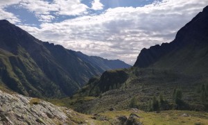 Bergtour Sichelsee - Aufstieg, Rückblick