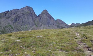 Bergtour Sichelsee - Aufstieg bei der Königswiese