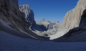 Bergtour Hochbrunnerschneid - Inneres Loch, Blick zur Großen Zinne