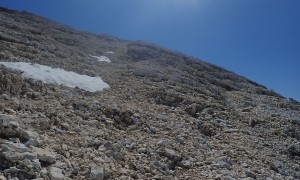 Bergtour Hochbrunnerschneid - Schlussaufstieg