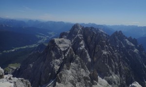 Bergtour Hochbrunnerschneid - Gipfelsieg, Blick zum Cima Bagni