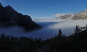 Bergtour Nördliches Arnhorn - Aufstieg, Morgenstimmung