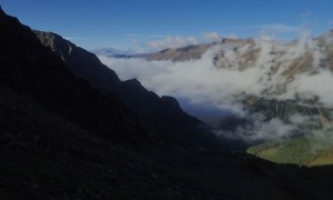 Bergtour Nördliches Arnhorn - steiler Aufstieg zur Anraser Kempenscharte