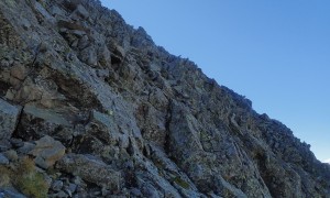 Bergtour Nördliches Arnhorn - Aufstieg Blockgelände