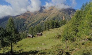 Bergtour Nördliches Arnhorn - Abstieg, oberhalb der verfallenen Arnalmen