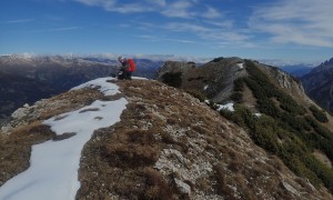 Bike & Hike Breitenstein - Mittelgipfel mit Gipfelbuch