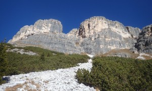 Bergtour Unterebenkofel - Aufstieg