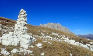 Bergtour Unterebenkofel - Aufstieg Hochebene