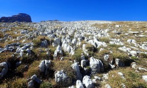 Bergtour Unterebenkofel - Aufstieg Hochebene