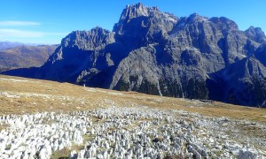 Bergtour Unterebenkofel - Aufstieg Hochebene