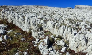 Bergtour Unterebenkofel - Aufstieg Hochebene