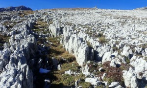 Bergtour Unterebenkofel - Aufstieg Hochebene