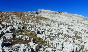 Bergtour Unterebenkofel - Aufstieg Hochebene