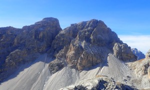 Bergtour Unterebenkofel - Gipfelsieg, Blick zu den Bullköpfe