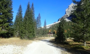 Bergtour Unterebenkofel - Abstieg zur Dreischusterhütte